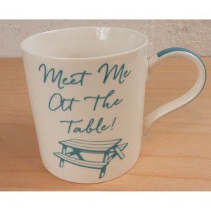 Turquoise Table Kristin Schell Mug Cup Meet Me at the Table Porcelain